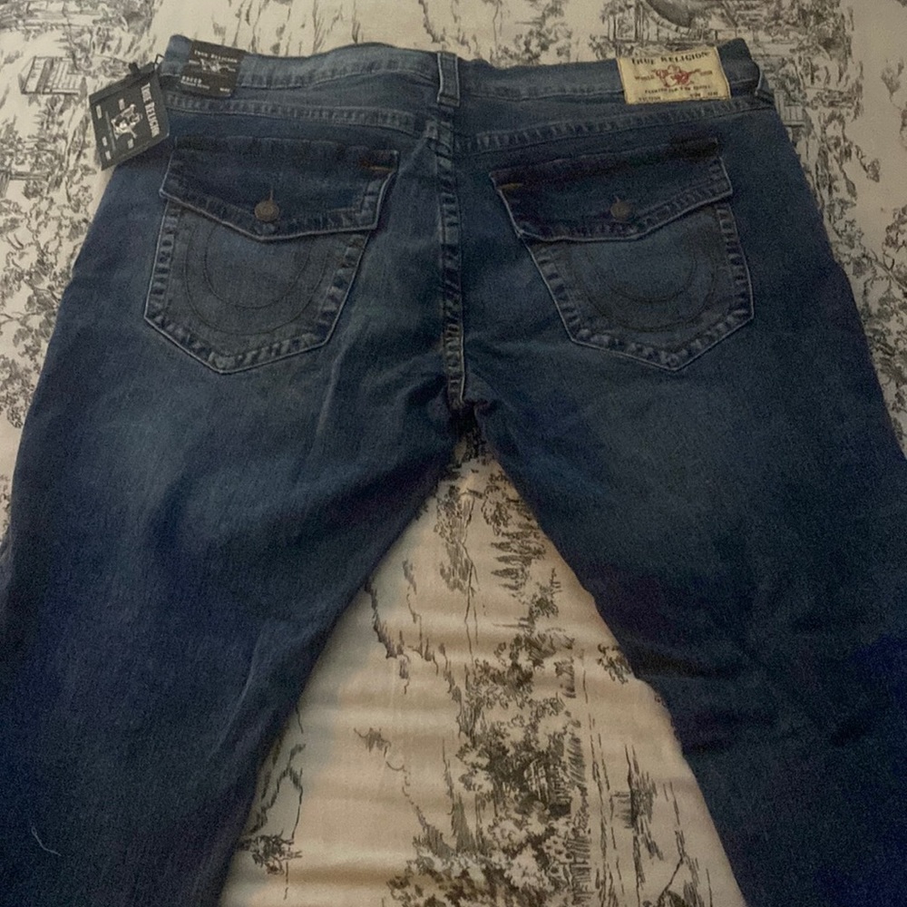 True religion blue denim jeans size 42 brand new never worn